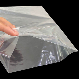 Poli sacchetti di plastica trasparente LDPE fondo aperto piatto resistente grande stampa piatta pacchetto alimentare sacchetto di rete termosaldatura accetta - Product Image 6