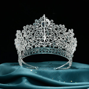 Couronne de <span class=keywords><strong>mariage</strong></span> de luxe, diadème exquis pour <span class=keywords><strong>mariage</strong></span>, bijoux de <span class=keywords><strong>cheveux</strong></span> en zircon, diadème pour princesse pour anniversaire - Product Image 4