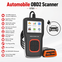 Lettore di Codici Motore Auto OEM V701 per Uso Quotidiano, Ricerca VIN CID CVN DTCs, Scanner Diagnostico Guasti OBD2 Multifunzione per Rivenditori