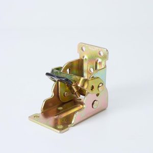 Jinyachuang Hardware <b>Small</b> Self Locking <b>Folding</b> Hinge For <b>Table</b> Chair Legs 4 Hole Cold Rolled Steel Surface Mount Industrial - Product Image 4
