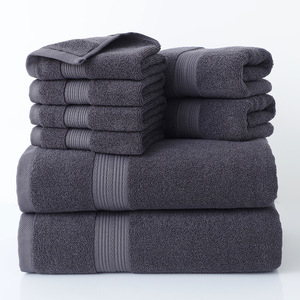 Lot de serviettes de bain 100 % coton à absorption rapide, personnalisables avec logo, super absorbantes, pour hôtels et usage domestique, prix abordable - Product Image 6