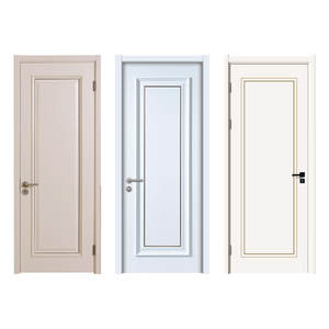 B1078 Maßgefertigte Moderne Holztür mit Gemischter Lackierung Massivholztür Holzfurnier Innentür - Product Image 3