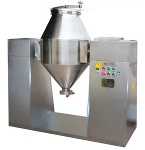W mesin pencampur tepung kerucut ganda tipe pencampur produk bubuk bahan mentah