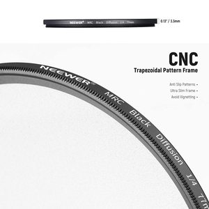 Filtre d'objectif d'appareil photo Black <span class=keywords><strong>Mist</strong></span> Neewer 77mm, diffusion noire 1/4, effet cinéma rêveur - Product Image 6