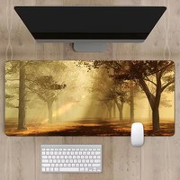 Grand Tapis de Souris Carré en Caoutchouc Naturel Lisse Multi-Tailles, Lavable, Personnalisable, pour Gaming et Bureau – En Stock
