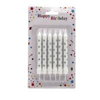 Bougies d'anniversaire en spirale multicolores tendance pour fêtes, Pâques, Nouvel An, bars et décoration intérieure