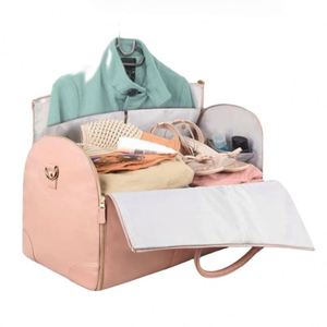 Free sample <b>Travel</b> Luxury Custom-Logo Reusable Foldable Oxford <b>Garment</b> Suit <b>Bag</b> without Weaving - Product Image 3