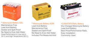 Batería recargable para motocicleta, 12V7Ah, batería <span class=keywords><strong>de</strong></span> plomo ácido con carga seca para Motor/<span class=keywords><strong>moto</strong></span> <span class=keywords><strong>de</strong></span> nieve/Scooter/ATV, fábrica Koyama OEM - Product Image 4