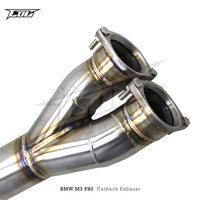 Système d'échappement direct à sortie unique OBM SUS304 pour BMW M3/M4 F80/F82 3.0T (2014-2019)