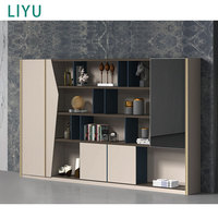Bureau de direction moderne de luxe en forme de L, extensible et convertible, avec tiroir à dossiers, le plus populaire de Liyu
