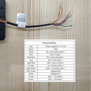 Kiểm soát de acceso RFID cố định đầu đọc thẻ 125Khz đơn giản rfld cửa duy nhất màu đen trắng độc truy cập đọc giá rẻ - Product Image 6