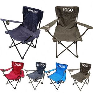 High Quality Customized Camping Chair Custom Patterned Oxford Cloth Beach Chair Cheap Lawn Pool Fishing Chairs - Product Image 1