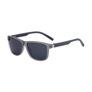 Gafas de sol Lafite con montura cuadrada para hombre, lentes polarizadas UV400 TAC, montura de Metal y plástico negro, gafas de sol de clase 2 con estuche - Product Image 5