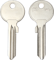 Clés vierges en fer TOP1PX 1487 de haute qualité pour serrures de porte/armoire – Remplacement facile pour serruriers – Impression numérique – Vente en gros
