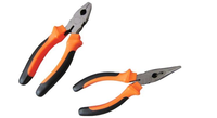 HM TS Mini – Kit d'outils à main multifonctionnels en acier au carbone pour la réparation domestique et la menuiserie, 16 pièces, avec mallette rigide et clé à douille, garantie incluse