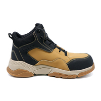 Chaussures de sécurité unisexes MaxiTough, norme européenne, embout en acier, microfibre, antidérapantes, pour la randonnée en usine, toutes saisons
