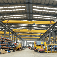 Pont roulant monopoutre électrique compact 8 tonnes à faible vibration populaire pour atelier de production de pièces automobiles