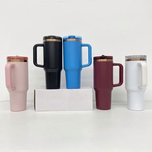 แก้วกาแฟเก็บความร้อนแบบพกพา ปราศจากสาร BPA ป้องกันการรั่วซึม ฝาปิดแบบถอดได้ พร้อมหลอดดูด ขนาด 40 ออนซ์ สีทองแดง - Product Image 3