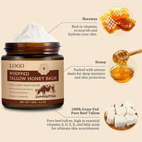 T personnalisé en gros tout-naturel nourri à l'herbe Halal organique corps beurre boeuf suif crème baume hydratant pour la peau avec CPNP