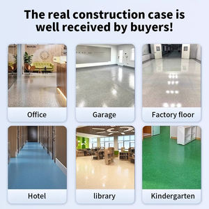 Revêtement de sol en béton cimentaire sans solvant, antidérapant, composite, matériau de construction décoratif, peinture époxy couleur sable pour sol - Product Image 4