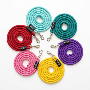 Heavy Duty Reflective Braided Rope <b>Dog</b> <b>Leash</b> 1.5M with Padded Handle Heavy Duty Climbing Rope for Large <b>Dogs</b> - Product Image 3