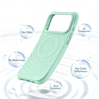 Coque de téléphone magnétique 3D en silicone liquide TENOVA Factory, design personnalisé OEM ODM, antichoc pour iPhone 17 Pro Max