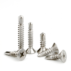 Viti a coda di rondine autoperforanti a testa piatta con intaglio a croce in acciaio inossidabile 410 M4 M6 M8 <span class=keywords><strong>Tek</strong></span> Screw - Product Image 2
