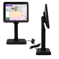 Écran tactile plat de 10 pouces avec port USB pour système de point de vente, écran tactile capacitif de 9,7 pouces pour client