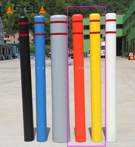 Nhà Máy Bán buôn Ngoài Trời Màu Vàng 4 và 6 inch UV kháng nhựa đường PE bollard Bìa bài delineator tay áo - Product Image 6
