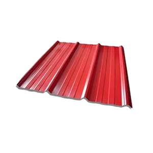 แผ่นหลังคาเหล็กเคลือบสี PPGI แผ่นเหล็กลูกฟูกสำหรับวัสดุหลังคาโกดังโรงงาน อาคาร แผ่นหลังคาเคลือบสี ทนทาน อายุการใช้งานยาวนาน - Product Image 1