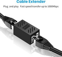 Coupleur RJ45, connecteur réseau Ethernet, pour câble Ethernet Cat7/Cat6/Cat5e/cat5, connecteur d'extension - Femelle à Femelle