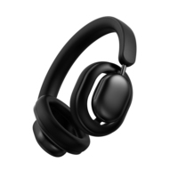 Casque sans fil supra-auriculaire A-100 à réduction active du bruit (ANC) pour DJ, aviation, sport et voyage, design en métal et cuir 5.4