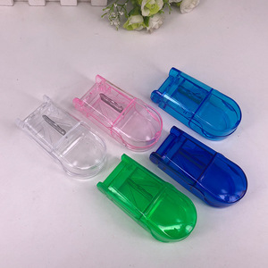 เครื่องตัดยาแบบใสสำหรับผู้สูงอายุ ดีไซน์สีพื้น ความจุ 2 ลิตร กล่องเก็บยา - Product Image 1
