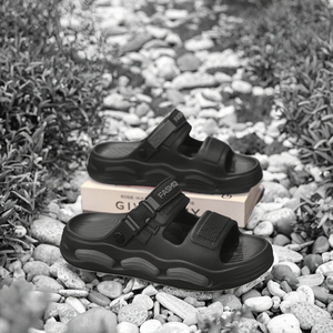 Sandales d'été pour hommes, classiques, imperméables, respirantes, à enfiler, à bout ouvert, antidérapantes, pour la plage, 2025 - Product Image 2