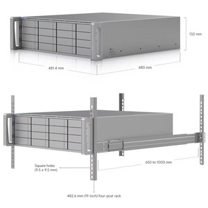 Ubiquiti ENAS 25G 16-Bay Rack Enterprise NAS ZFS UniFi Drive ระบบจัดเก็บข้อมูลแบบ NAS ระดับองค์กร 16 ช่องใส่ฮาร์ดดิสก์ 25GbE SFP28 Ubiquiti ENAS 25G W1176 - Product Image 1