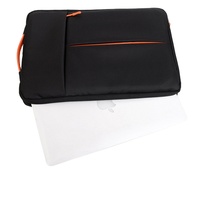 Housse d'ordinateur portable NINGJI nouvelle mode, portable, en polyester, résistante aux chocs, 13-15 pouces, compacte, simple, pour étudiants et travail de bureau, avec poignée