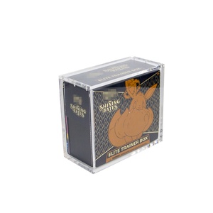 Étui magnétique personnalisé de luxe transparent en acrylique avec protection UV pour cartes Pokémon ETB - Product Image 2