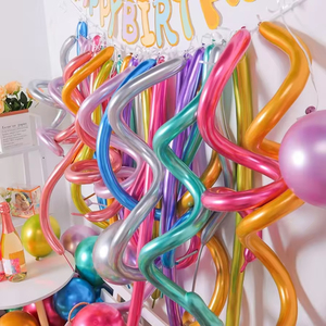 Ingrosso 260 colorato palloncini di torsione magica lunga striscia di lattice Ballon per bambini festa di compleanno decorazione di nozze fai da te animale - Product Image 4