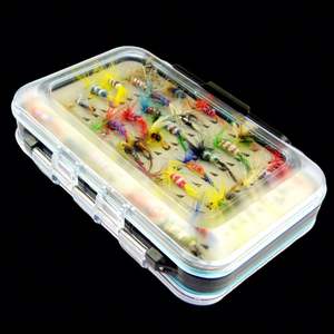 Anzuelos de pesca personalizados Topline, diferentes tamaños en caja, caja de pesca de plástico, caja de seguridad para moscas, actividades al aire libre - Product Image 2