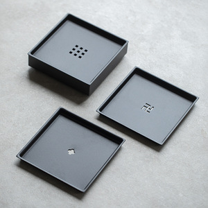 Iron Teapot Holder Square Draining <b>Tea</b> <b>Tray</b> For Kung Fu <b>Tea</b> - Product Image 1