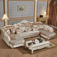 Juego de Sofás Acerra de Madera de Caoba Tallada a Mano, Estilo Mid-Century, de Lujo, con Comodidad Premium, Color Personalizable, Muebles Duraderos para el Hogar