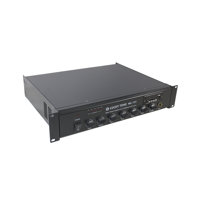T OEM 70W Karaoke Tabletop Mp3/SD/FM Blue Tooth Mixer Power Amplifier With USB and Tuner