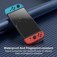 Protecteur d'écran pour Nintendo Switch avec emballage personnalisé, verre trempé étanche anti-rayures, installation en un clic, livraison directe