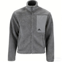 OEM 2026 Modische Outdoor-Activewear für Herren, Dickes Polartec Sherpa-Fleece, Umweltfreundlich, Winddicht, Atmungsaktiv, Stehkragen, Winter
