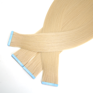 <span class=keywords><strong>Extensions</strong></span> de <span class=keywords><strong>cheveux</strong></span> à <span class=keywords><strong>bandes</strong></span> adhésives double épaisseur, <span class=keywords><strong>cheveux</strong></span> humains Remy de qualité supérieure, européens, décolorés, cuticules entièrement alignées, postiches à <span class=keywords><strong>bandes</strong></span> - Product Image 3