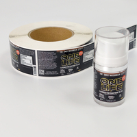 Étiquettes personnalisées en rouleau, couleur argentée métallisée, impression de données nutritionnelles, pour l'exportation de produits de santé de Hong Kong
