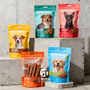 Bolsa para Comida de Perro, Bolsas Resistentes para Mascotas, Proveedor OEM, Logotipo Personalizado, Plástico Laminado, Reutilizable, Bolsa de Empaque para Comida de Perro - Product Image 3