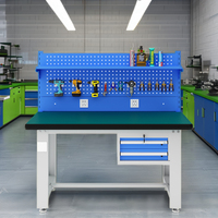 Table de travail d'établi mécanique d'artisan en acier bon marché résistant pour le travail industriel