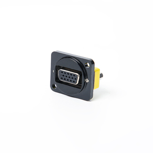 D-hình dạng TV Module adapter cắm với <span class=keywords><strong>VGA</strong></span> ghế thép không gỉ Ổ cắm adapter cho âm thanh & video kết nối - Product Image 1