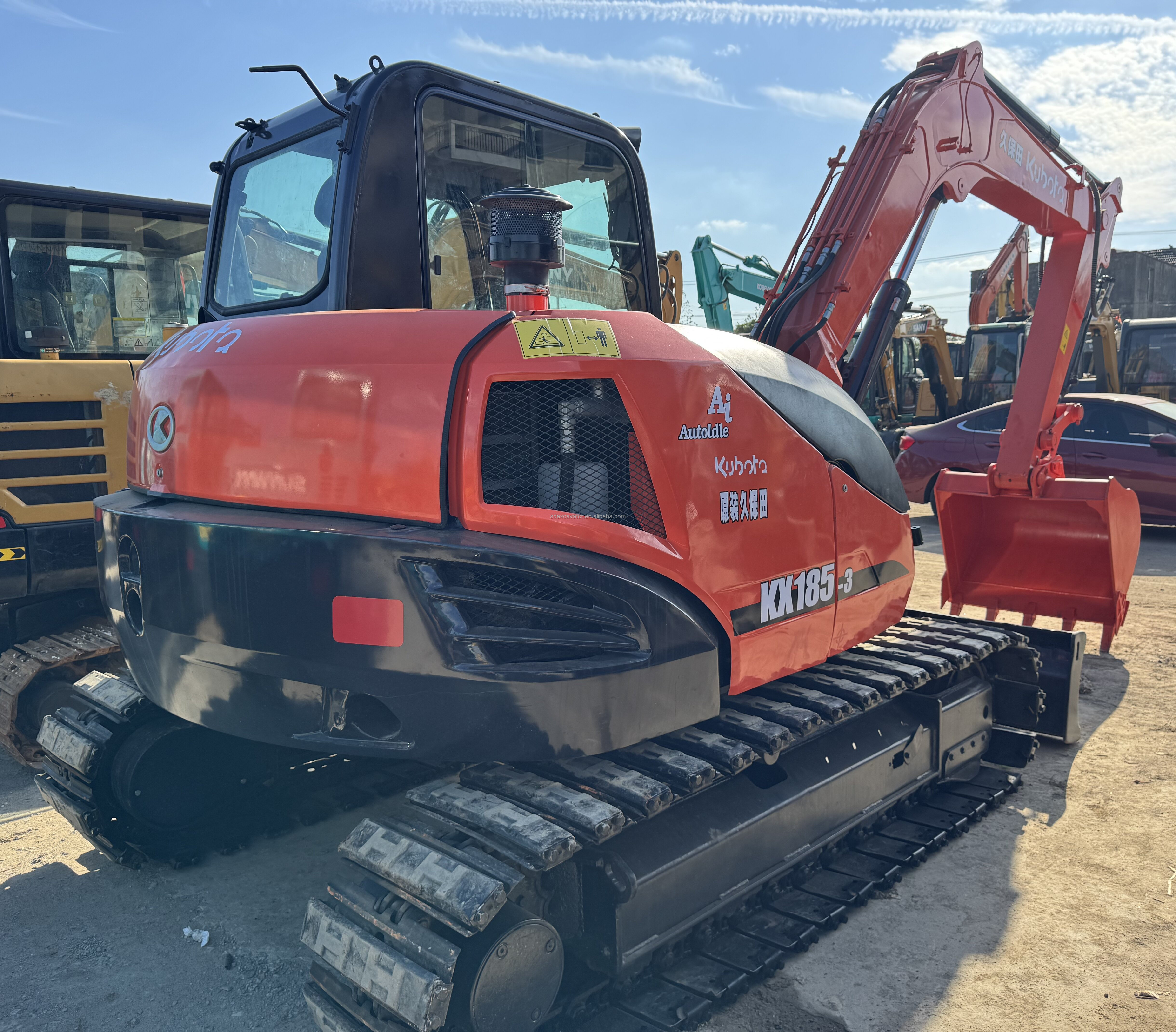 Экскаватор Kubota, б/у, 8 тонн, Kubota KX185 KX183 KX080